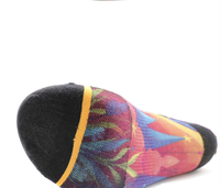 Chaussettes de sport en laine personnalisées, absorbantes, antibactériennes, désodorisantes, à impression numérique, mi-mollet, pour hommes et femmes