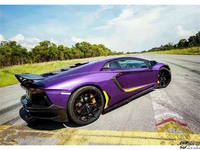 Kit Carrosserie en Fibre de Carbone de Haute Qualité Style DMC Amélioré pour Lamborghini Aventador LP700 : Lame Avant, Diffuseur Arrière et Jupes Latérales