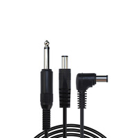 Câble microphone mâle 5.5MMX2.1MM DC vers 6.35MM mono