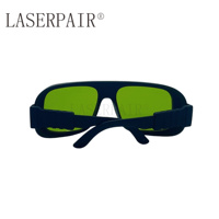 Lunettes de sécurité laser 1064nm OD>7 certifiées CE, protection oculaire à 41% de transmission pour machines de soudage laser et lasers dentaires