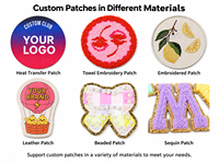 Badge brodé en gros motif chien de dessin animé, patch rond personnalisé saisonnier avec broderie détaillée pour accessoires vestimentaires