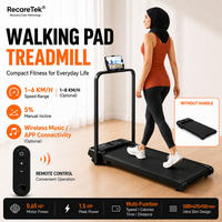 Caminadora Eléctrica Plegable para el Hogar, Plataforma para Caminar, Equipo de Ejercicio Cardiovascular para Gimnasio en Casa, Máquina para Correr en Interiores, Equipo de Fitness