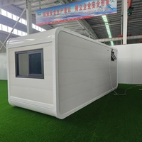 Maisonnette mobile préfabriquée personnalisable en forme de capsule spatiale, étanche, pour séjour touristique
