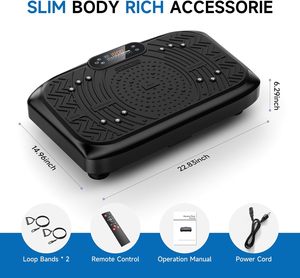 Mức độ khác nhau Phạm vi tốc độ thời gian đếm khu có sẵn massage cơ thể rung tấm với Bluetooth tùy chọn - Product Image 2