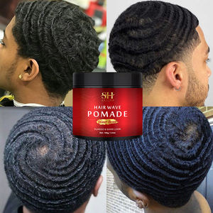Private Label Wave Pomade For Men Non-flaking Strong Hold Hair Styling Edge Control Hair pomata Wax per <span class=keywords><strong>capelli</strong></span> ricci - Product Image 2