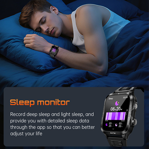 KT89 3ATM IP68 impermeabile da esterno robusto orologio intelligente da uomo 880 MAh batteria torcia elettrica BT chiamata GPS <span class=keywords><strong>Smartwatch</strong></span> per <span class=keywords><strong>Android</strong></span> <span class=keywords><strong>IOS</strong></span> - Product Image 4