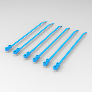 Оптовая продажа, качественные кабельные стяжки, кабельные стяжки с длиной, черные, с фиксирующей рамкой и отверстиями для ногтей - Product Image 5