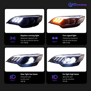 Fari per fari <span class=keywords><strong>Honda</strong></span> Fit <span class=keywords><strong>Jazz</strong></span> 2014-2020 dinamica faro faro proiettore lente LED anteriore Drl parti Automotive - Product Image 3