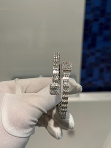 <b>Top</b> Quality Moissanite Diamond Cuff Bracelet Jewelry for Daily Wear Special Occasions and Gift Giving Available At Export Price - Product Image 6