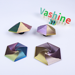 Juguete Hexagonal de Cristal Flexible Impreso en 3D Vashine, <span class=keywords><strong>PLA</strong></span>, para Niños, Polígono, Alivio de Presión, Regalo para Adultos, Decoración - Product Image 4
