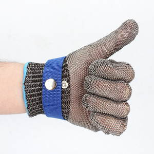 Gant anti-coupure en acier inoxydable de niveau 5 Gants de protection en fil <span class=keywords><strong>d</strong></span>'acier résistant à l'usure pour la protection du travail - Product Image 2