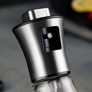 Pulvérisateur d'huile d'olive en acier inoxydable pour la cuisson, flacon pulvérisateur d'huile en verre de 200 ml pour friteuse à air, barbecue, salade, outils pour une alimentation saine - Product Image 2