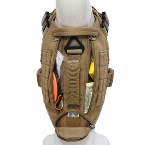 Chaleco Táctico Personalizado para Perro, Chaleco Canino Ajustable con Sistema Molle, Arnés Táctico para Perro, Chaleco de Entrenamiento de Liberación Rápida para Perro de Servicio - Product Image 4