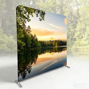 Últimos Modelos de Stands de Exhibición de 8 pies, 10 pies y 20 pies, con Fondo para Ferias Comerciales, de Aleación de Aluminio, con Impresión Digital Desplazable - Product Image 1