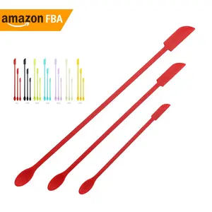 2024 nouveaux produits outils de maison et de cuisine grattoir à Double tête spatule à petite pointe en silicone