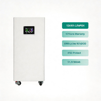Batterie au lithium de stockage d'énergie de 15 kWh, performance stable pour système solaire hybride domestique