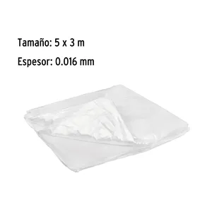Master con unità 120 plastiprotettore 5x3 m, uso leggero, truper - Product Image 3