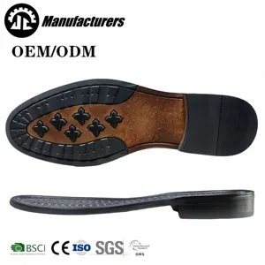 Jinjiang Factory Custom Rubber Combination Two-tone Soles Dress Shoe Sole For Making Men Shoes