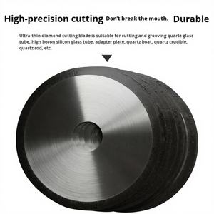 OEM Resin Diamond Abrasive <b>Cutting</b> <b>Disc</b> 156mm Diameter 1.0mm Thickness for High Borosilicate <b>Glass</b> and Quartz <b>Glass</b> - Product Image 4