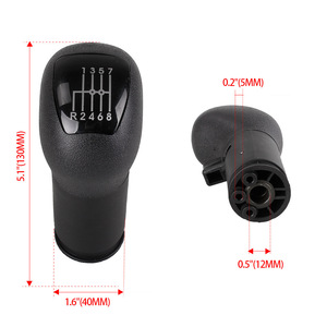 Car Gear <b>Knob</b> 81970106009 <b>Black</b> Plastic Ergonomic Shift <b>Knob</b> for MANTGA F2000 F3000 Truck - Product Image 1