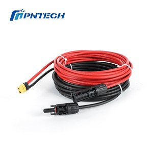 Câble solaire basse tension 12AWG <span class=keywords><strong>4mm2</strong></span> XT60 câble adaptateur d'extension d'alimentation avec connecteurs étanches PV005 pour centrale électrique - Product Image 3