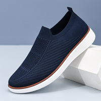 Nouvelles chaussures décontractées d'été respirantes, absorbant les chocs, légères et confortables en maille, à enfiler, pour hommes, à semelle souple, style « Dad Shoes »