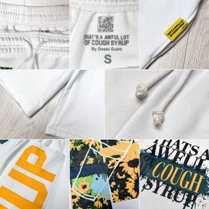 Pantalones Cortos Casuales de Algodón 100% de Alta Calidad para Hombre, Estilo Urbano, Personalizados, con Estampado 'THAT'S a AWFUL LOT of COUGH SYRUP' - Product Image 4