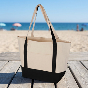 Sam Personalized Tote <b>Bag</b> 12oz Cotone Riciclato <b>Medium</b> <b>Size</b> Long Handle Custom Plain Pattern Daily Use Advertising Unbranded - Product Image 3