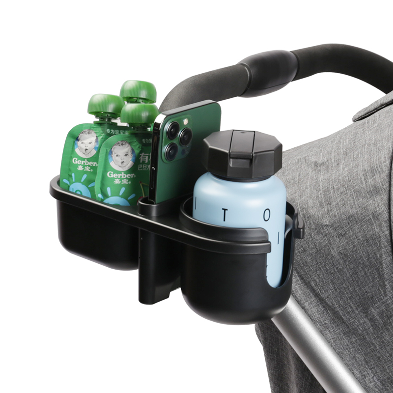 Поднос для закусок на прогулочной коляске с держателем для чашки универсальные аксессуары для детской коляски органайзер для закусок и напитков