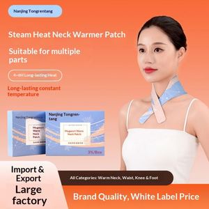 Patch chauffant pour le cou à l'armoise, auto-chauffant, compresse chaude à la vapeur de moxibustion, support chauffant pour les épaules et le cou - Product Image 5