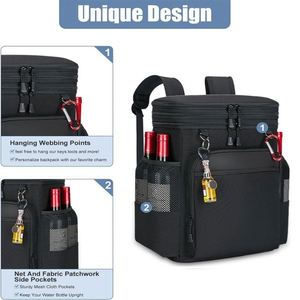 30 Cans Insulated Soft Cooler Bag Large Beach Cooler with Removable Shoulder Strap Portable Cooler Bag for Camping - Product Image 3