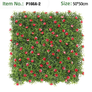 Mur végétal artificiel en plastique résistant aux UV, écologique et durable, avec feuillage vert pour la décoration intérieure et extérieure - Product Image 6