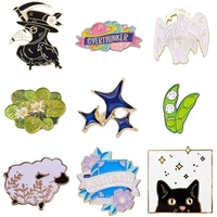 Cartes assorties d'impression en métal Offre Spéciale d'usine carnaval en or personnalisé émail dur doux badges de bon présage