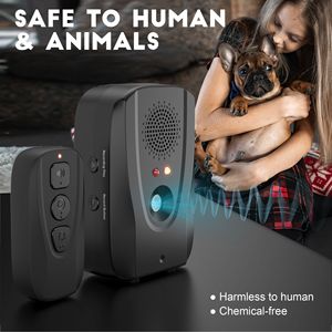 Dispositivo Ultrasónico Antilladridos para Interiores y Exteriores de 600 pies para una Repelencia Conveniente de Perros y Control de Ladridos - Product Image 5