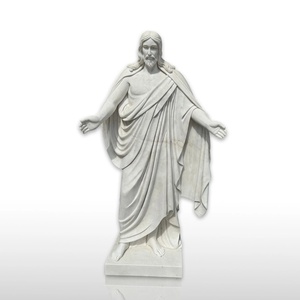 Estatua de Mármol Hecha a Mano de la Divina Misericordia de Jesús, Tamaño Real, con 1 Año de Garantía, para Interiores, Jardín, <span class=keywords><strong>Iglesia</strong></span> y Villa - Product Image 1