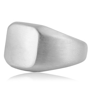 yunnique Men's <b>Titanium</b> Steel <b>Ring</b> Geometric Square Shape Plain Band Gift Jewelry FY27015 - Product Image 4