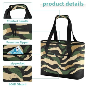 Cheap Price New Fashion Insulated Double Compartment Cooler Bag for Outdoor Customs logo Travel Picnic Bag - Product Image 5