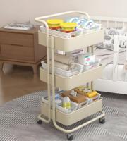 En gros, Étagère de rangement modulable multifonctionnelle pour chariot à collations de salon et chariot de salon de coiffure