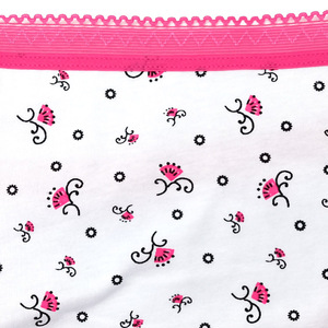 Sous-vêtements Yun Meng Ni, jolies culottes blanches à fleurs pour femmes - Product Image 3