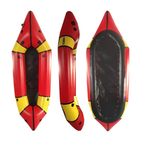 330 cm 2 personnes Tpu Packraft léger en eau vive ultraléger bon marché avec pagaie en Fiber de carbone