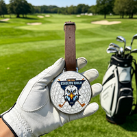 Tag Tas Golf Logam Gaya Turnamen Pembuka Botol Warna Gradasi Kustom Tag Tas Golf