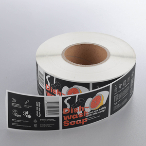 Etichette Adesive Personalizzate per Cosmetici, Rotolo di Adesivi con Logo Stampato, Etichette per Imballaggio Bottiglie, Adesivi Personalizzati in Vinile Autoadesivo Impermeabile - Product Image 3