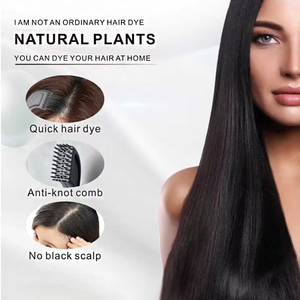 Tinta per Capelli OEM Private Label in Crema con Pettine 80ml, Shampoo Colorante Nero Marrone <span class=keywords><strong>Senza</strong></span> <span class=keywords><strong>Ammoniaca</strong></span> Permanente per Capelli e Barba da Uomo - Product Image 6