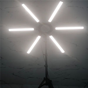 Lampe d'éclairage photographique de haute qualité 6 tubes Maquillage Caméra <span class=keywords><strong>Photo</strong></span> Photographique 6 tubes Super Star Light Selfie Led Light - Product Image 6