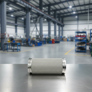 Nuevo Tubo de <span class=keywords><strong>Filtro</strong></span> Cilíndrico Multicapa Personalizado de Doble Capa de Acero Inoxidable 304 para Filtración de Purificador de Aceite Industrial 2.5 GPM - Product Image 2