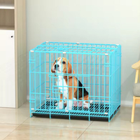 Cage pliable en métal bon marché pour chiens, cage en métal empilable pour petits et grands chiens