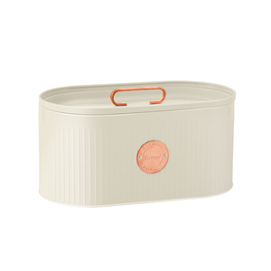 Set di 4 Contenitori <span class=keywords><strong>in</strong></span> Metallo per Pane, Tè, Caffè e Zucchero, Barattoli per Cucina e Casa, Colore Grigio - Product Image 6