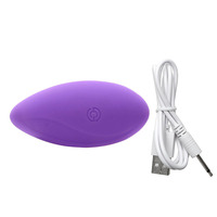 Masajeador Eléctrico de Senos de Silicona Líquida, Recargable por USB, 9.5cm, Rosa/Morado, Dispositivo para el Cuidado del Pecho para Uso Doméstico