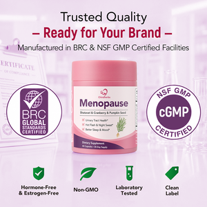 Chinaherbs Custom <b>Menopause</b> Supplement Private Label OEM ODM 1020mg Shatavari Capsules NSF GMP Certified - Product Image 4