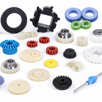 Engranaje Cónico de Precisión de Plástico Nylon POM Delrin Mecanizado por CNC Personalizado |   Certificado ISO9001